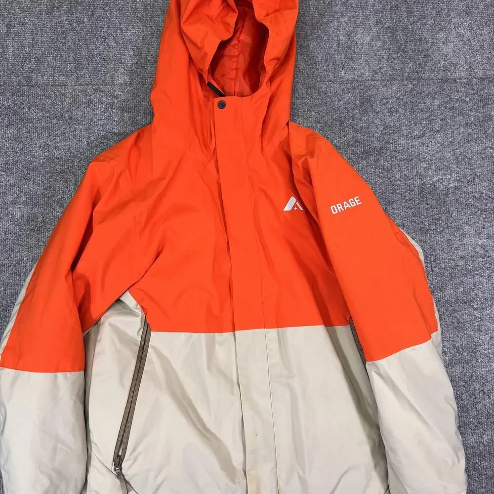 Orage Jacket Kids 14 Multicolor Colorblock Hooded Insulated Ski Winter Snow